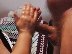 Find-Best-Videos.com presents: Christmas olive oil handjob and blowjob part 1 of 3