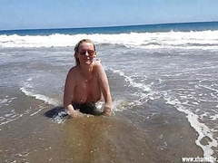 Find-Best-Videos.com presents: The beach whore for everyone on gran canaria uncut