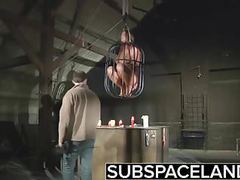 Find-Best-Videos.com presents: Teen trapped in a cage submitted to bondage and bdsm punish