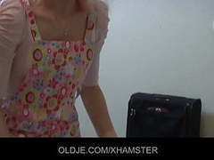 Find-Best-Videos.com presents: Old pervert man gets ridden by a young hotel maid