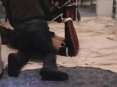 Find-Best-Videos.com presents: Kathy hogtied and struggling