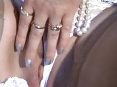 Find-Best-Videos.com presents: Mature mom upskirt, flashing, fingering smooth shaved pussy