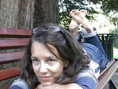 Find-Best-Videos.com presents: French barefeet hippy girl