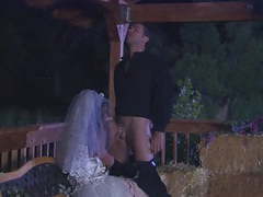 Find-Best-Videos.com presents: The ebony bride with firm body takes the most cum on her