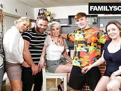 Find-Best-Videos.com presents: Family deflowers virgin son in a bar