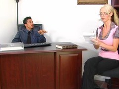 Find-Best-Videos.com presents: Fucking in the office with fake tits blonde secretary nikki benz