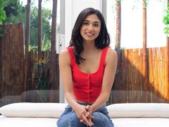 Find-Best-Videos.com presents: Slim brunette chick reina craves a long cock in her tiny pussy