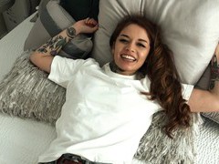 Find-Best-Videos.com presents: Tattooed girl vanessa vega makes a dude happy by riding his dick