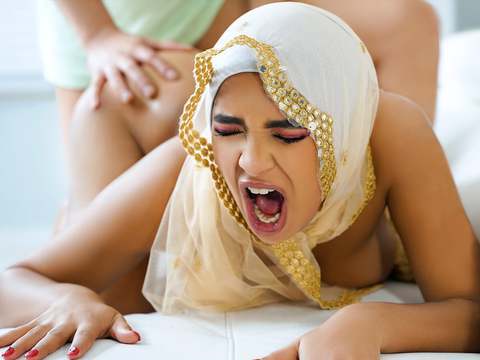 Find-Best-Videos.com presents: Muslim cutie with juicy tits babi star bends over and takes fat cock in her ass - hijab hookup