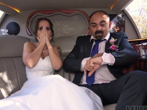 Find-Best-Videos.com presents: Busty bride jennifer mendez gets ass fucked in back of the limo
