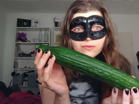 Find-Best-Videos.com presents: 18yo teen fucks huge cucumber!!!  small tits, shy teeny, perfect body  amateur teen