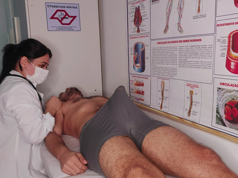 Find-Best-Videos.com presents: Patient's erection right in front of the nurse