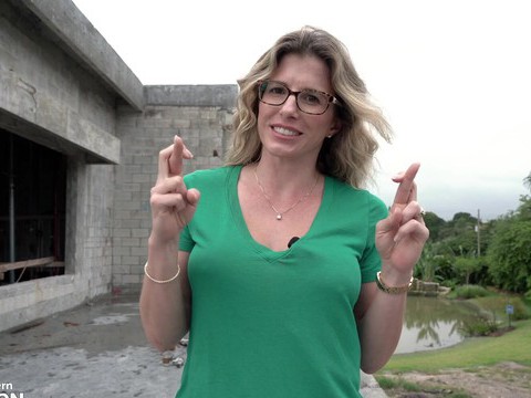 Find-Best-Videos.com presents: Outdoors construction video with provocative model cory chase