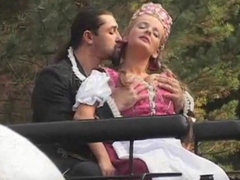 Find-Best-Videos.com presents: Old time costume and outdoor sex
