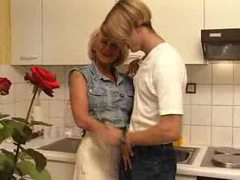 Find-Best-Videos.com presents: Fucking his busty aunt in the kitchen