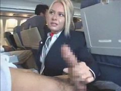 Find-Best-Videos.com presents: Stewardess gives a handy j on plane