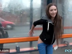 Find-Best-Videos.com presents: Beautiful girl has fun playing in public