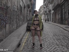 Find-Best-Videos.com presents: Jeny smith mymokondo strap bondage in public