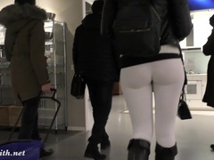 Find-Best-Videos.com presents: Jeny smith  camel toe white leggings
