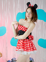 Find-Best-Videos.com presents: Breathtaking slender chick got rid of innocent clothing quickly and spread those smooth legs while showing her moist areas.