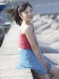 Find-Best-Videos.com presents: Asian teen Chisaki Morito demonstrates her tiny tits and demonstrates her exposed body outdoors